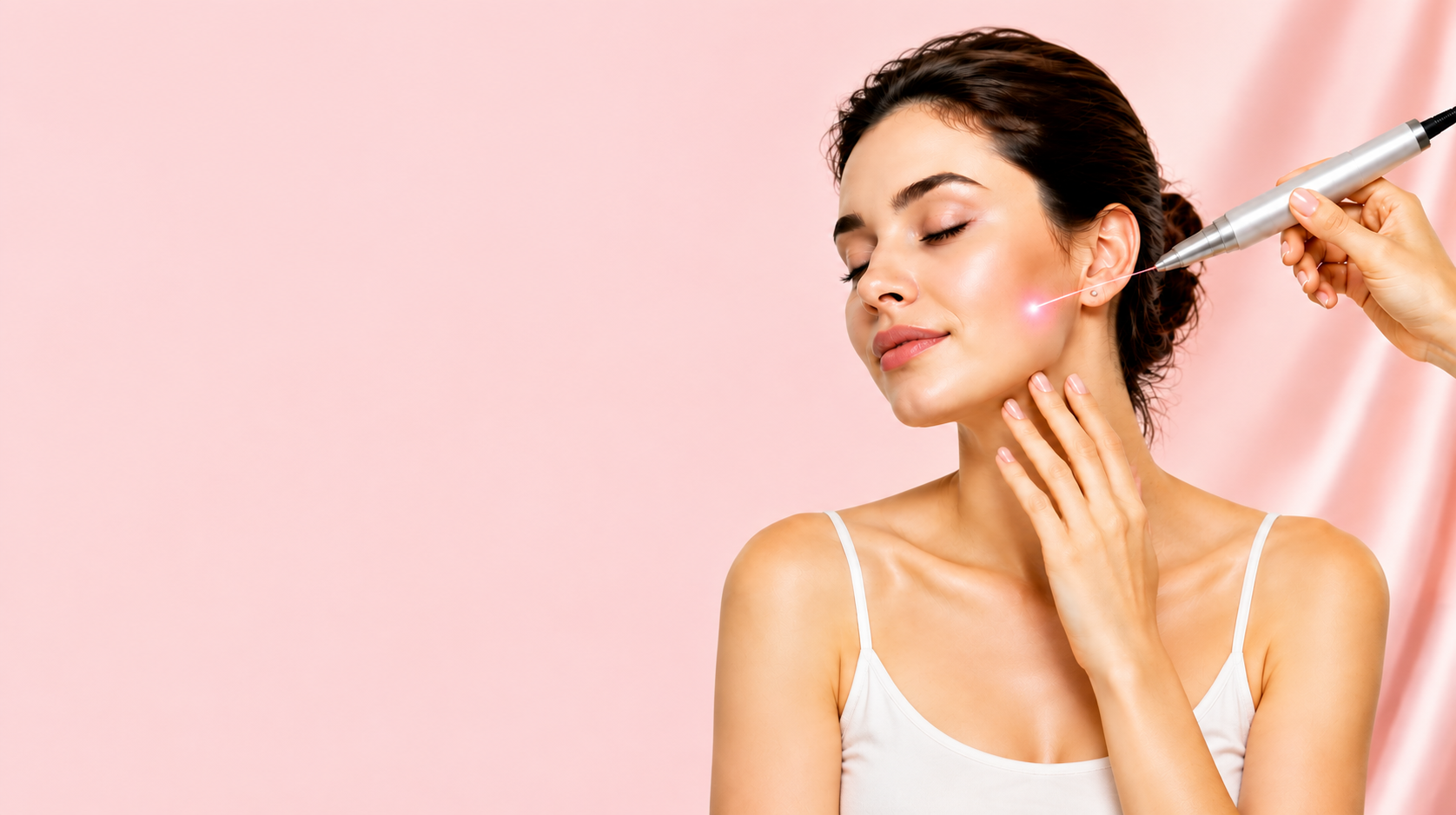 Laser skin treatment background