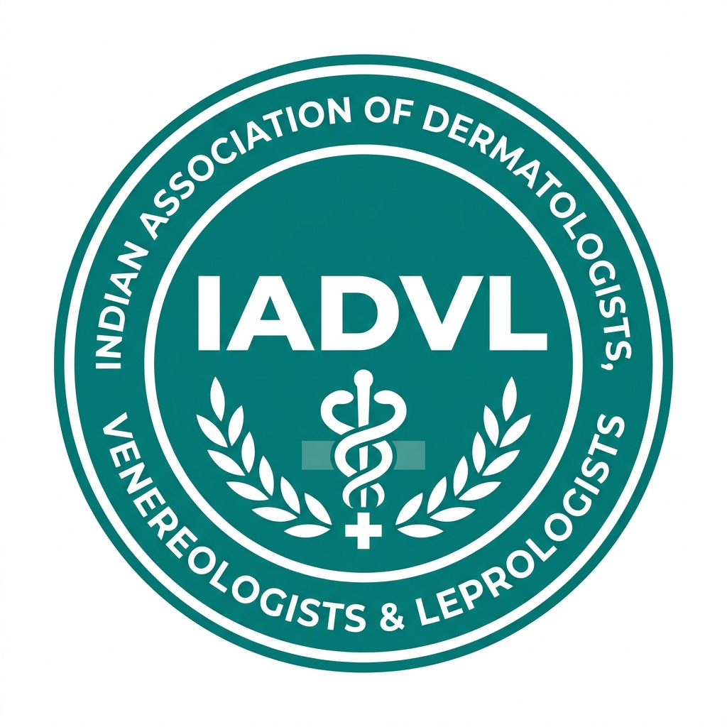 IADVL - Indian Association of Dermatologists Venereologists and Leprologists Logo